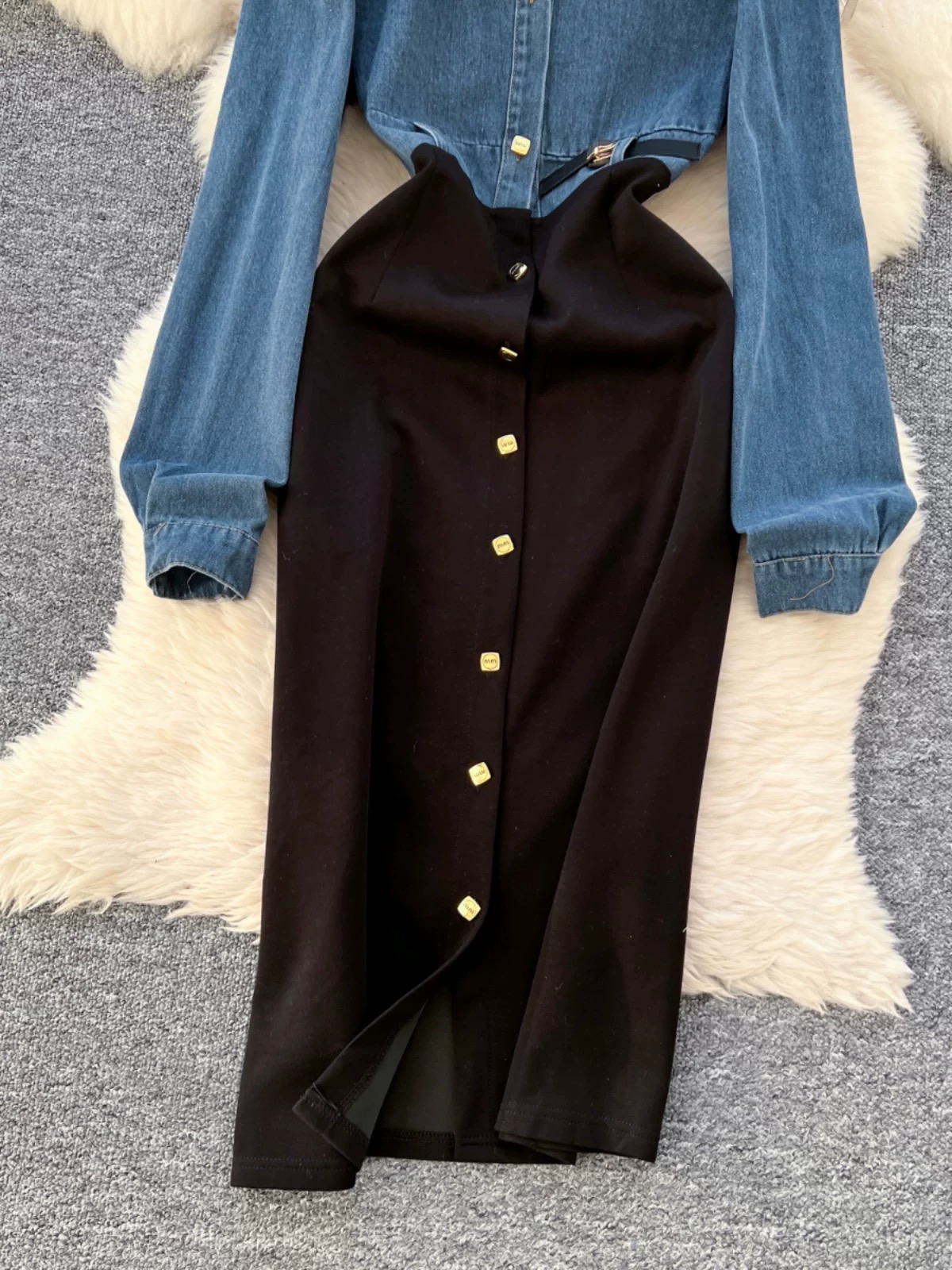 Fought for you denim dress DD24 images